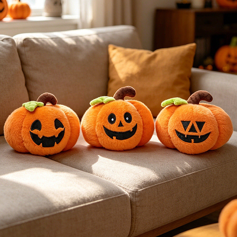 Halloween Stuffed Animals Set Ghost Skeleton Bat Pumpkin Soft Plush Toy for Holiday Decor and Gifts