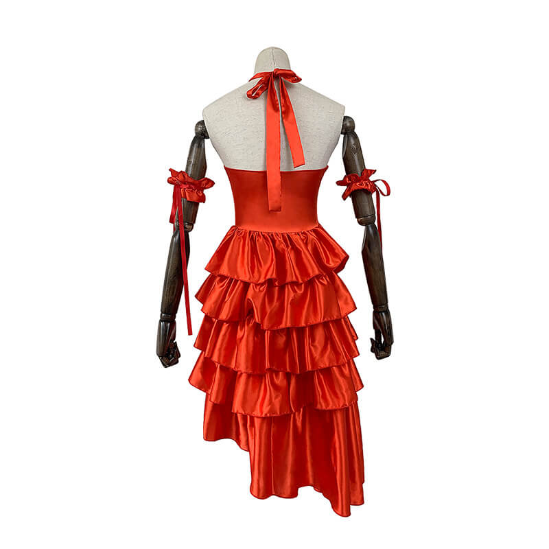 Adult Harley Outfit Sexy Harley Red Dress Halloween Carnival Party Cosplay Costume