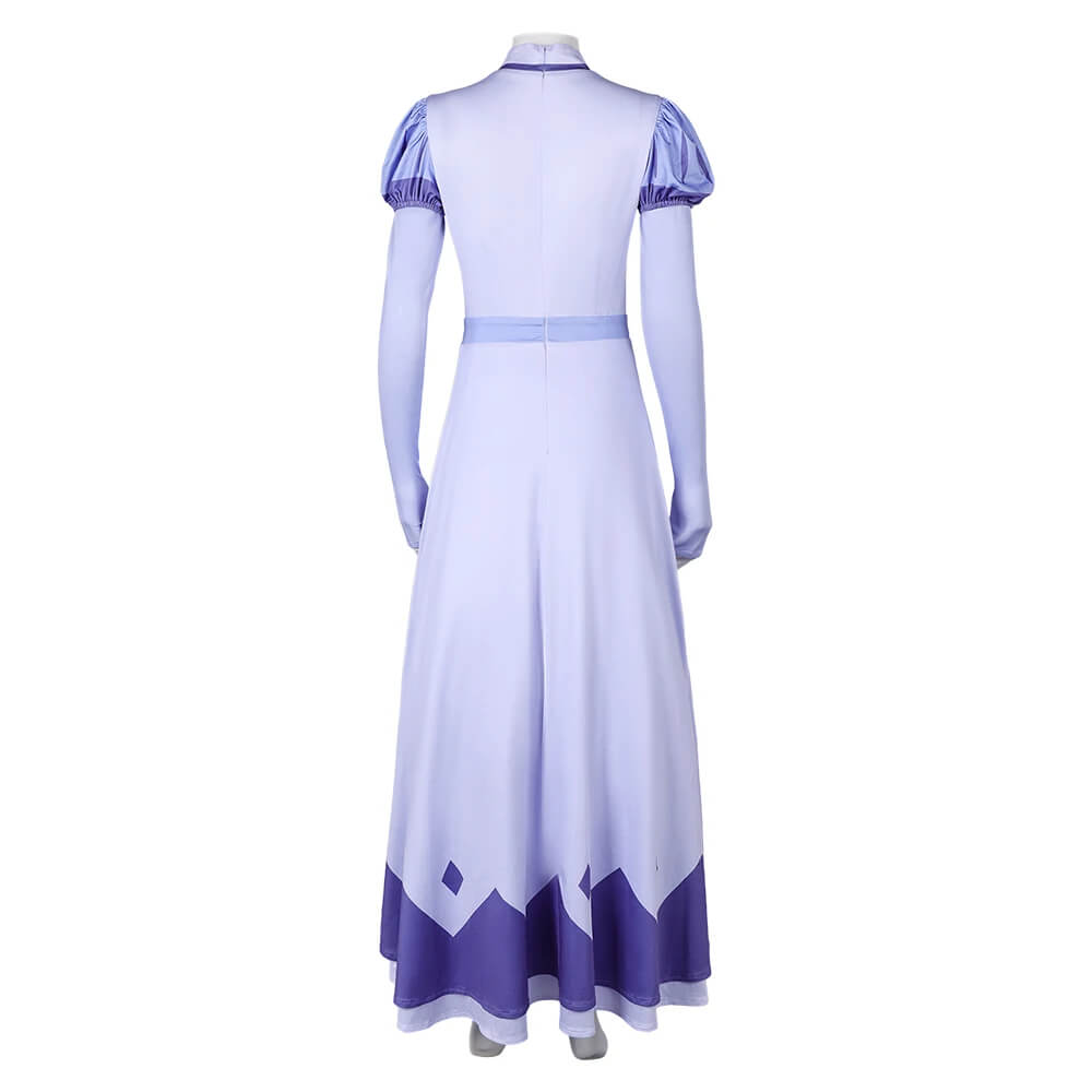 Emily Cosplay Costume Seraphim Dress Outfit Halloween Angel Halo Wing Women Fancy Uniform