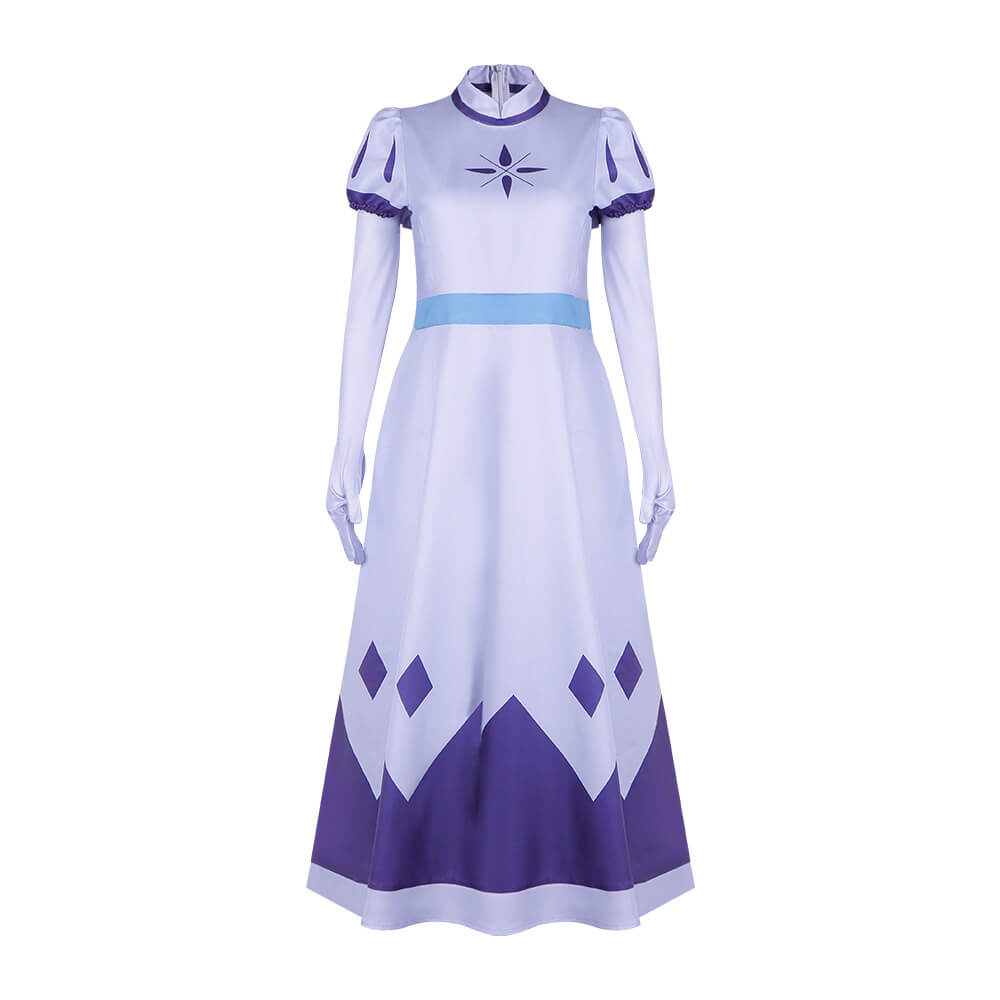 Emily Cosplay Costume Seraphim Dress Outfit Halloween Angel Halo Wing Women Fancy Uniform
