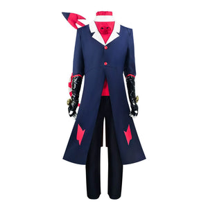 Hazbin Hotel Cosplay Costume Helluva Boss Outfit Blitzo Halloween Costume Suit for Adult