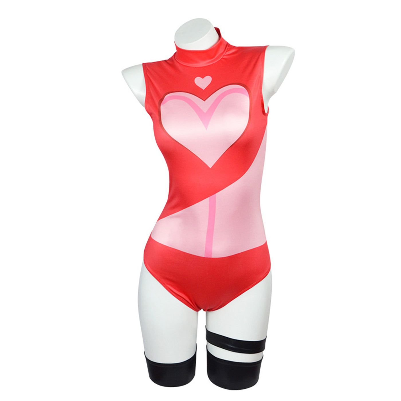 Angel Dust Poison Pink Jumpsuit Cosplay Swimsuit Beach Halloween Costume