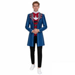 Adult Vox Costume TV Demon Vox Cosplay Outfit Coat Pants and Accessories Full Set for Halloween