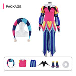 Fizzarolli Costume Helluva Boss Fizzarolli Clown Outfit Hazbin Hotel Cosplay Costumes