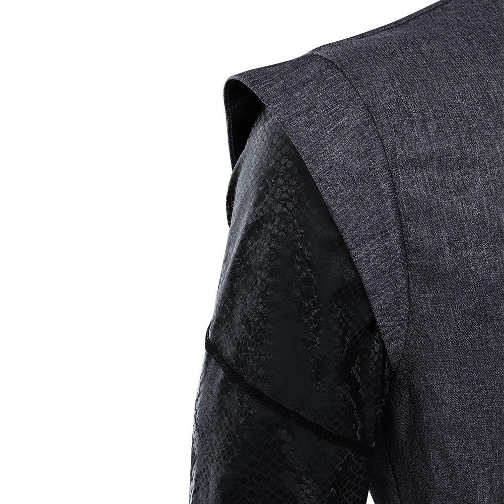 Prince Daemon Targaryen Costume Adult Men Daemon Black Party Cosplay Outfit