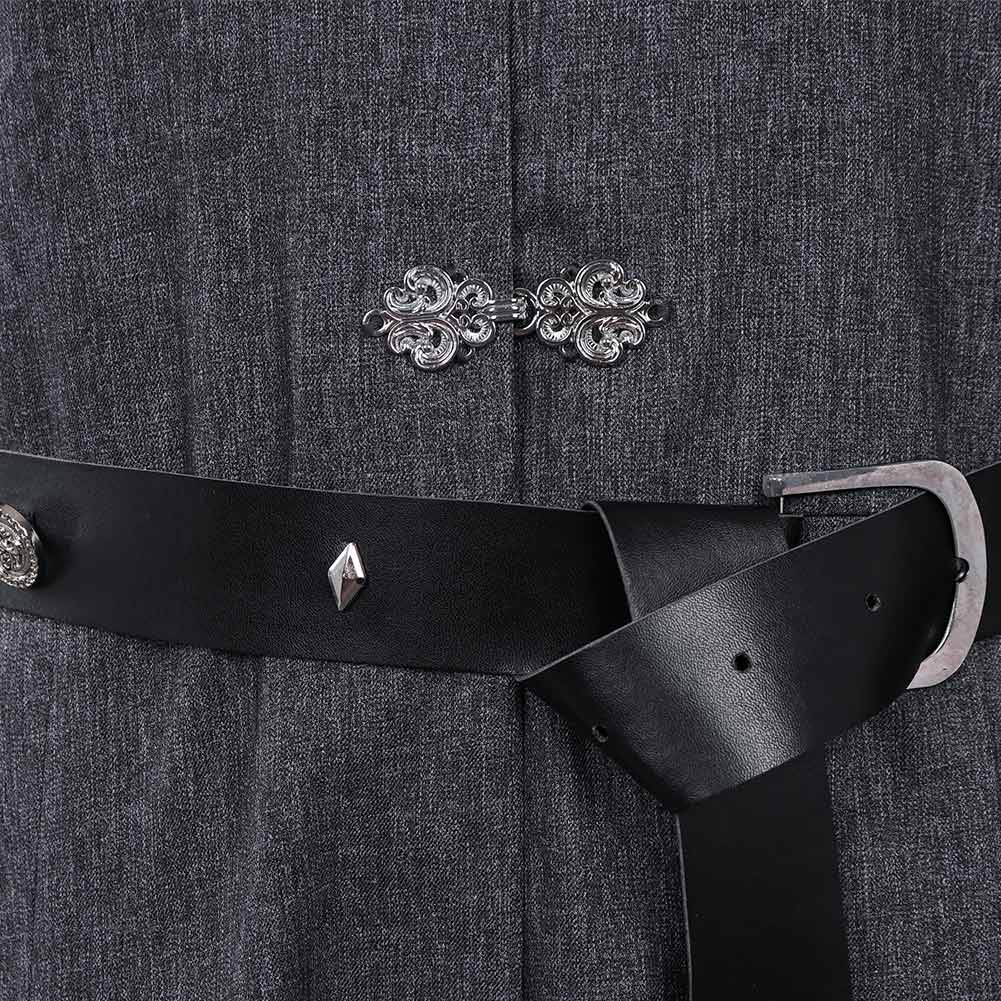 Prince Daemon Targaryen Costume Adult Men Daemon Black Party Cosplay Outfit