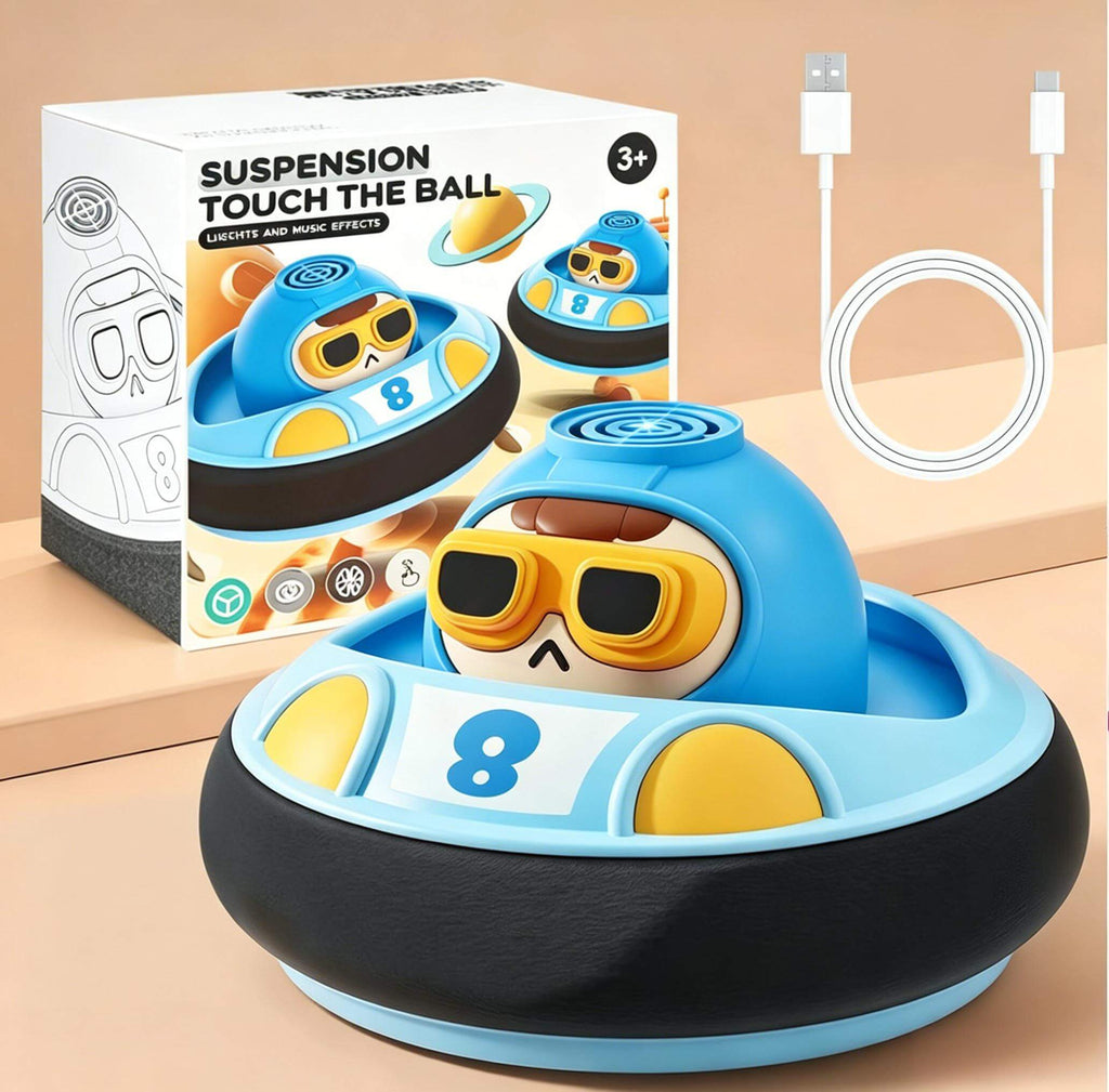 Hover Soccer Ball Indoor Floating Soccer Game Toy with LED Light and Music Interactive Family Game for Kids Aged 3+