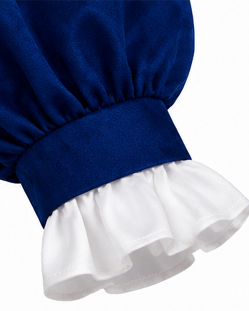 I Am Frankelda Costume Dark Blue Victorian Dress with Striped Socks Gloves for Girls Women Halloween Comic-Con