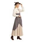 I Am Frankelda Herneval Costume Khaki Monster Prince Dress Full Set for Girls Womens Victorian Halloween Cosplay