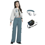 IDV Game Olet Phistia Costume Women Shirts Pants and Headphone Suit