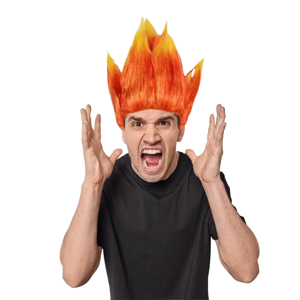 Inside Characters' Wigs Envy Anger Disgust Cosplay Wigs