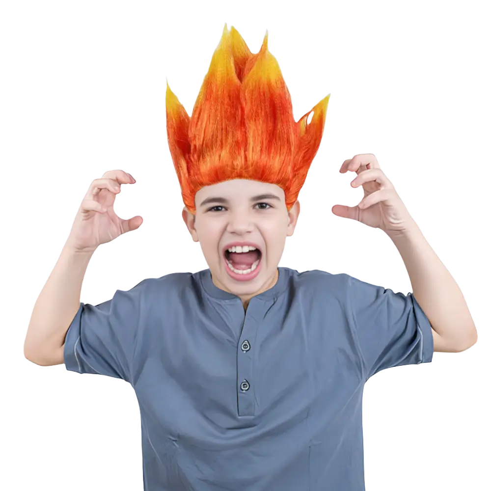 Inside Characters' Wigs Envy Anger Disgust Cosplay Wigs