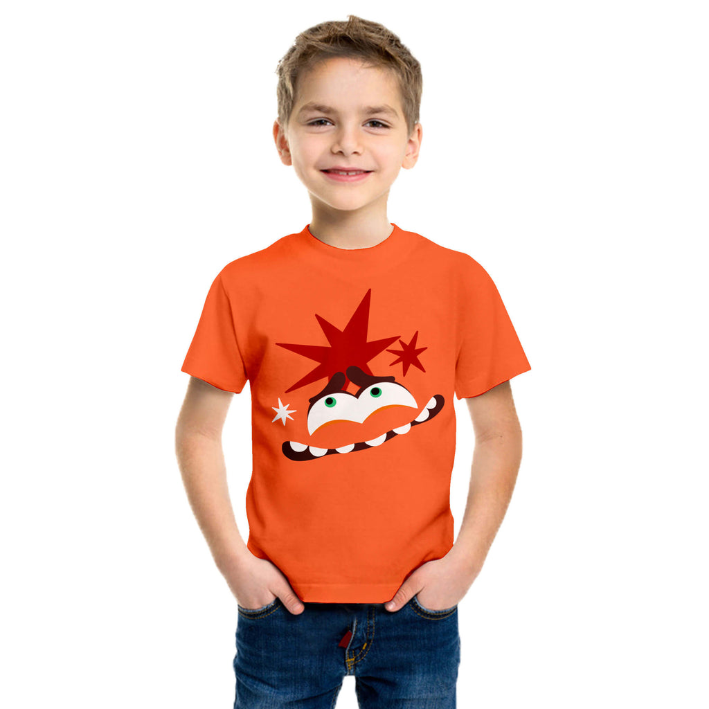 Boys T-Shirt 2024 Anime All Emotions Cosplay Shirt Anger Ennui Fear Anxiety Cosplay T-shirts