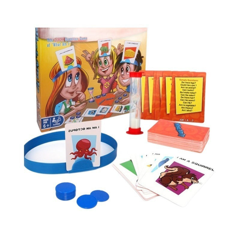Interactive Games Set Guess Who I Am Game Styling Master Puzzle Family Party Board Game Card Holiday Gift