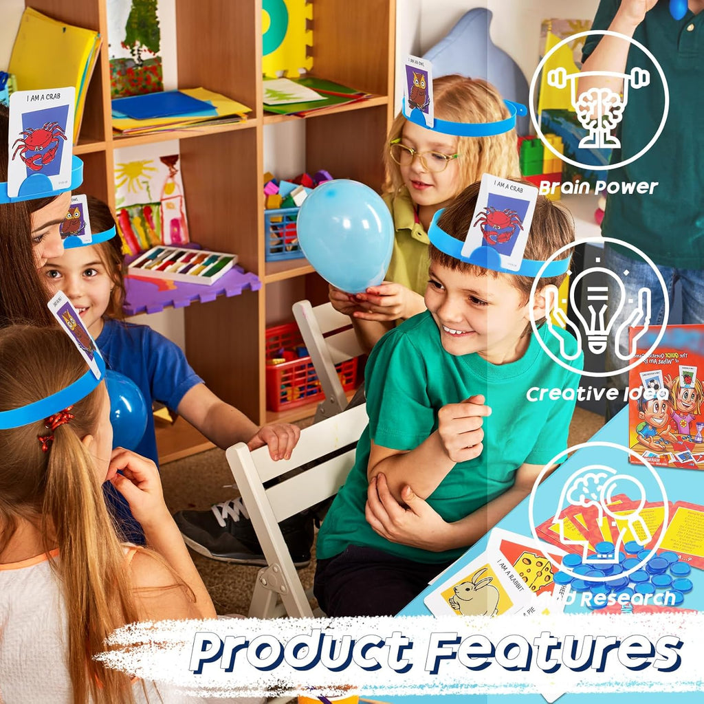 Interactive Games Set Guess Who I Am Game Styling Master Puzzle Family Party Board Game Card Holiday Gift