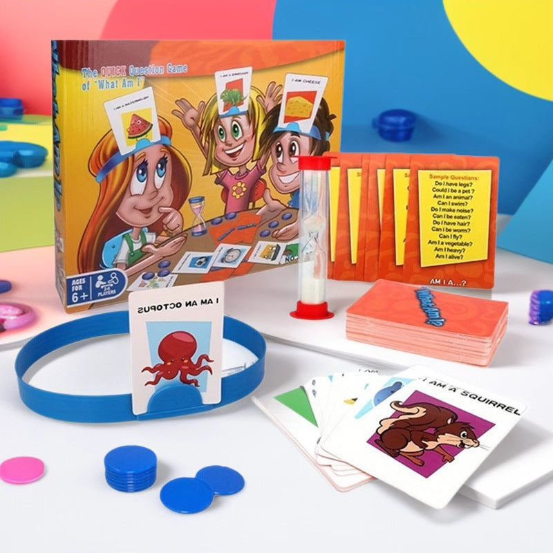 Interactive Games Set Guess Who I Am Game Styling Master Puzzle Family Party Board Game Card Holiday Gift