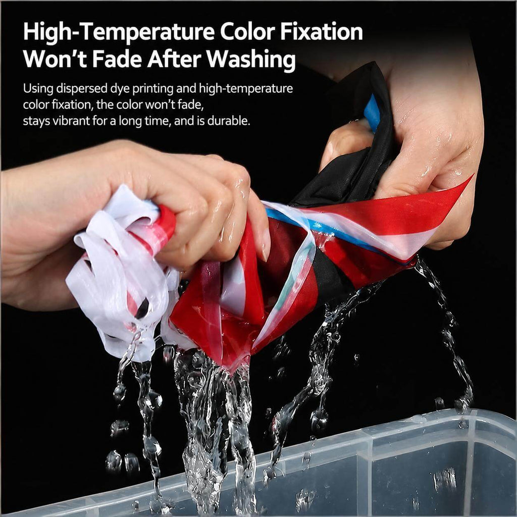 International String Flags 8.3" x 5.5" World Flag Banner with Fade-Resistant Fabric for Sports Decoration