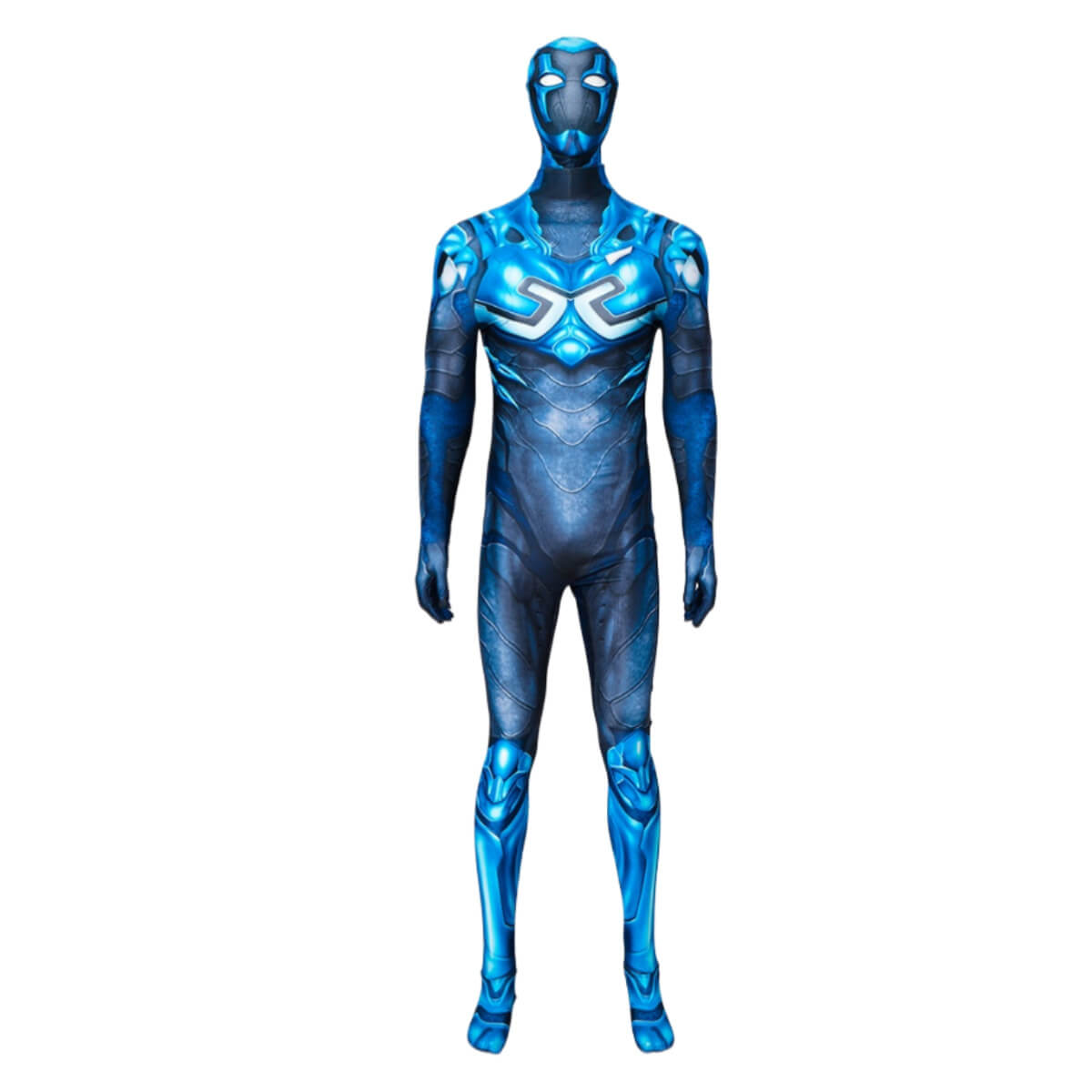 Jaime Reyes Costume Super Hero Jumpsuit Mask Set for Kids Adults