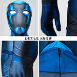 Jaime Reyes Costume Super Hero Jumpsuit Mask Set for Kids Adults