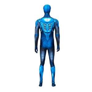 Jaime Reyes Costume Super Hero Jumpsuit Mask Set for Kids Adults