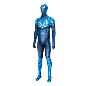 Jaime Reyes Costume Super Hero Jumpsuit Mask Set for Kids Adults