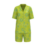 Inside 2 Envy Pajamas Movie Out Joy Sleep Shirts and Pants 2pcs Suit Disgust Soft Silk Sleepwear