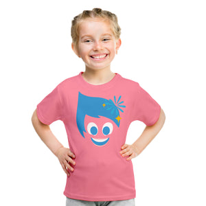 Girls Inside Joy T-shirt Kids Pure Cotton I Feel Joy Tee with Multicolor