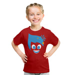 Girls Inside Joy T-shirt Kids Pure Cotton I Feel Joy Tee with Multicolor