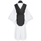 Adult Choso Costume White Kimono Robe Pants with Vest and Scarf for Halloween Carnival
