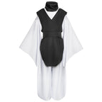 Adult Choso Costume White Kimono Robe Pants with Vest and Scarf for Halloween Carnival