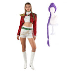 Christmas Pop Star Costume Golden Dance Suit Sequin Party Dress Dress Up Outfit