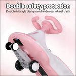 Kids 12V Electric Wiggle Car 360° Sliding Car Dual Anti-rollover with Fashion Light Music