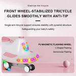 Kids 12V Electric Wiggle Car 360° Sliding Car Dual Anti-rollover with Fashion Light Music