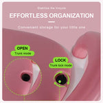 Kids 12V Electric Wiggle Car 360° Sliding Car Dual Anti-rollover with Fashion Light Music