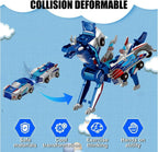 Kids 2in1 Collision Transformer Car Magnetic Cars Transform Into Dinosaur Deformed Car Set