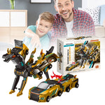Kids 2in1 Collision Transformer Car Magnetic Cars Transform Into Dinosaur Deformed Car Set