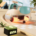 Kids 6V Bumper Cars 360° Spin Ride On Car Battery Power Vehicle with Music Light