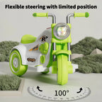 Kids 6V Ride on Motorcycle 3-wheel Electric Car Battery Power with Music and Light