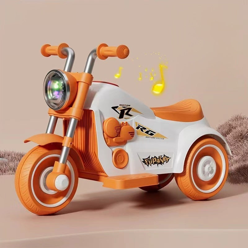 Kids 6V Ride on Motorcycle 3-wheel Electric Car Battery Power with Music and Light