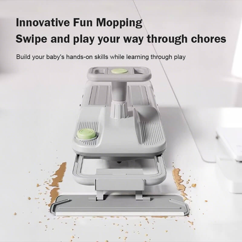 6V Wiggle Car 3 IN 1 Electric Wiggle Car with Floor Cleaning Mop Kids Ride on Car for Indoor Outdoor