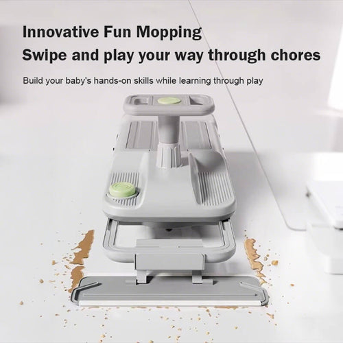 6V Wiggle Car 3 IN 1 Electric Wiggle Car with Floor Cleaning Mop Kids Ride on Car for Indoor Outdoor
