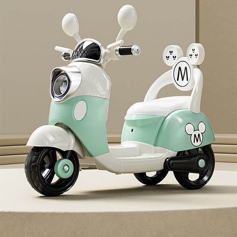 Kids 6V Electric Motorcycle 3-Wheel Stable Ride on Toys Cartoon Key Start Motorcycle