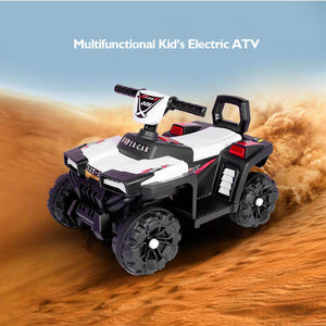 Kids ATV with Remote 4 Wheeler Electric ATV Ride on Car wih Light Music For Boys & Girls