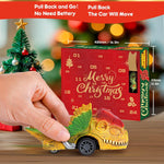 Kids Advent Calendar 2025 Dinosaur Pull Back Cars Monster Truck Set Blind Box Holiday Gift