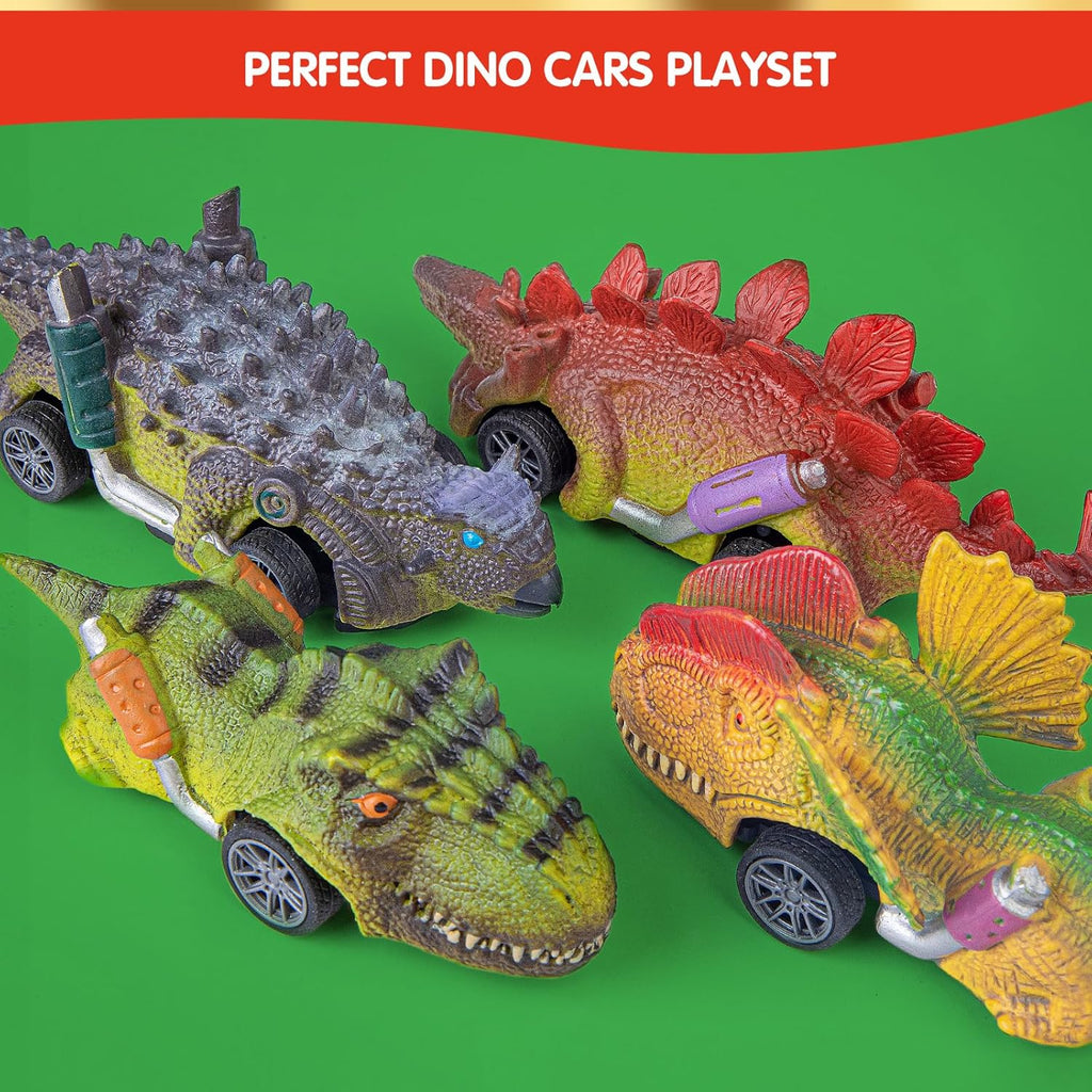 Kids Advent Calendar 2025 Dinosaur Pull Back Cars Monster Truck Set Blind Box Holiday Gift