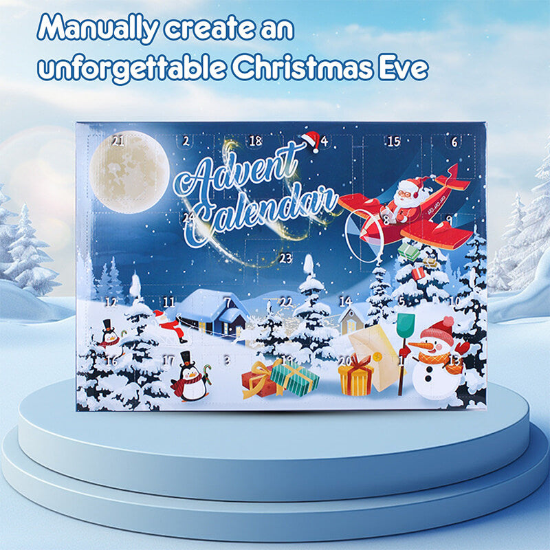 Kids Advent Calendar 2025 Puzzle Set 3D Metal and Wooden Puzzle Toy Christmas Gift Blind Box