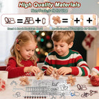 Kids Advent Calendar 2025 Puzzle Set 3D Metal and Wooden Puzzle Toy Christmas Gift Blind Box