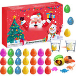 Kids Advent Calendar 2025 Dinosaur Eggs Blind Box 24pcs Dinosaur Figure Holiday Gift