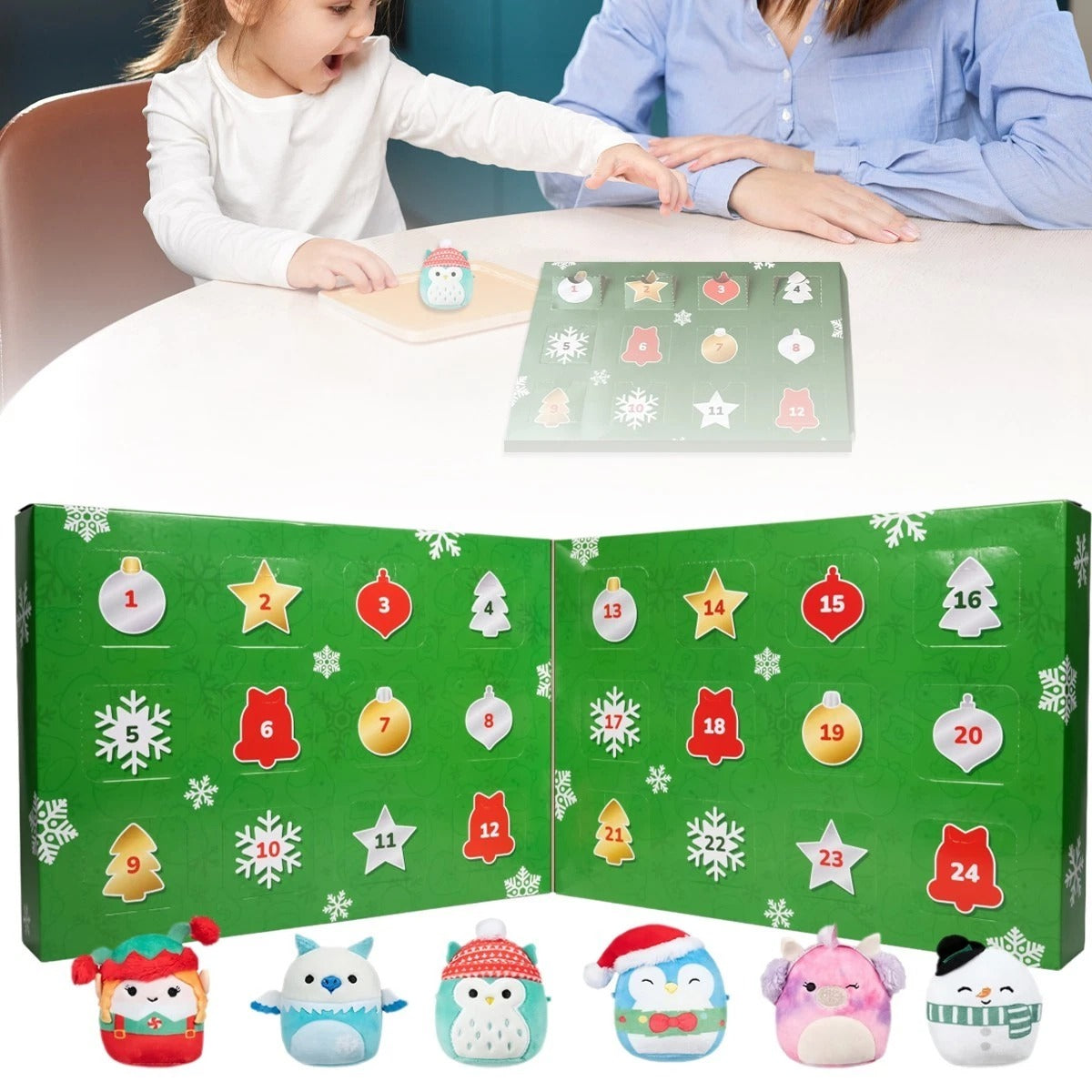 Kids Advent Calendar 2025 Cute Dolls Blind Box 24 Exquisite Toys Holiday Gifts