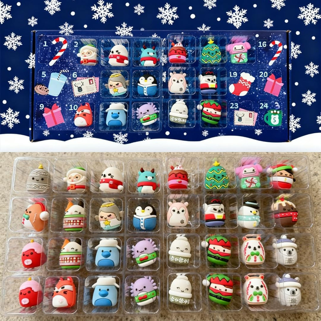 Kids Advent Calendar 2025 Cute Dolls Blind Box 24 Exquisite Toys Holiday Gifts